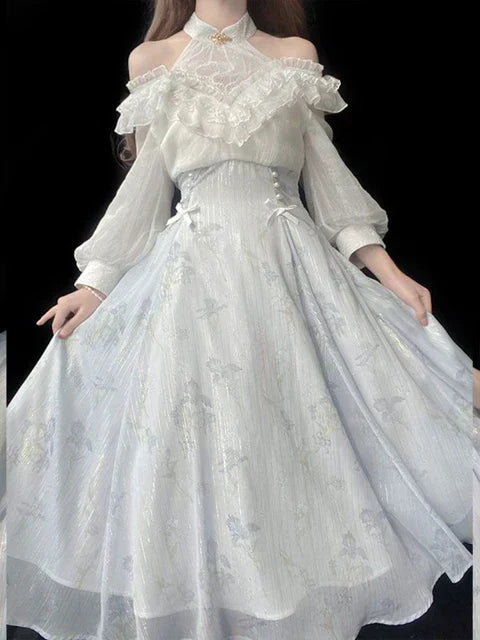Robe Midi Chic de la Collection Couture Belle Époque