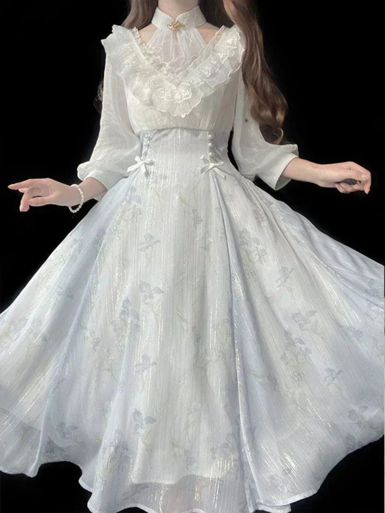 Robe Midi Chic de la Collection Couture Belle Époque