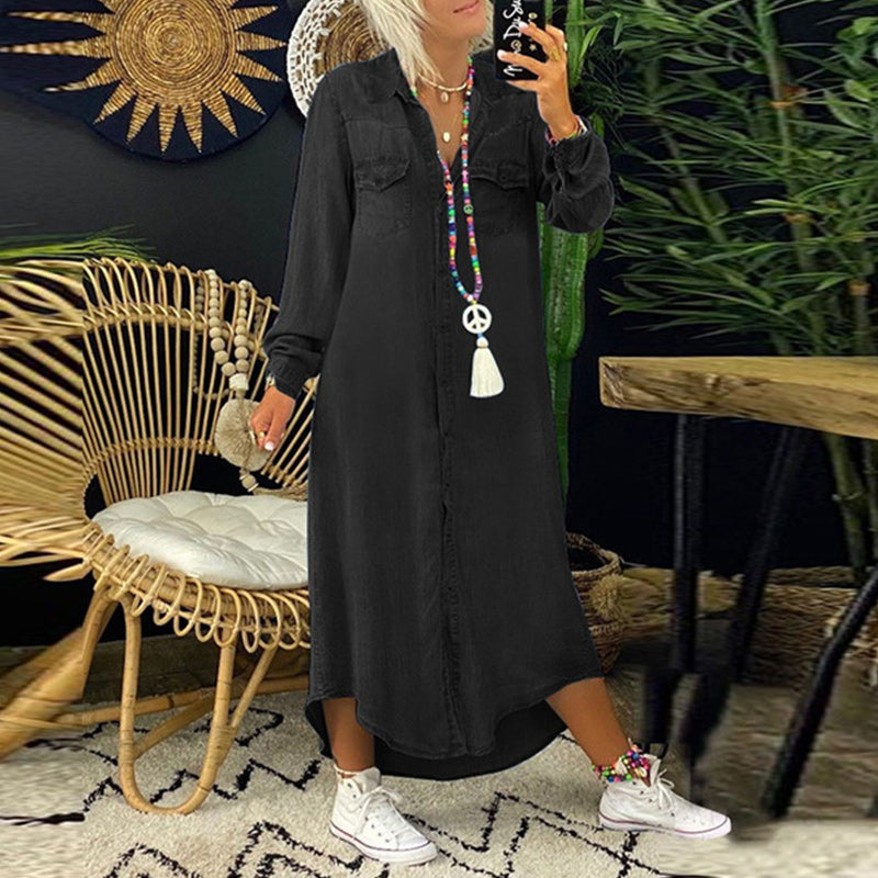 Robe en Denim Douillette