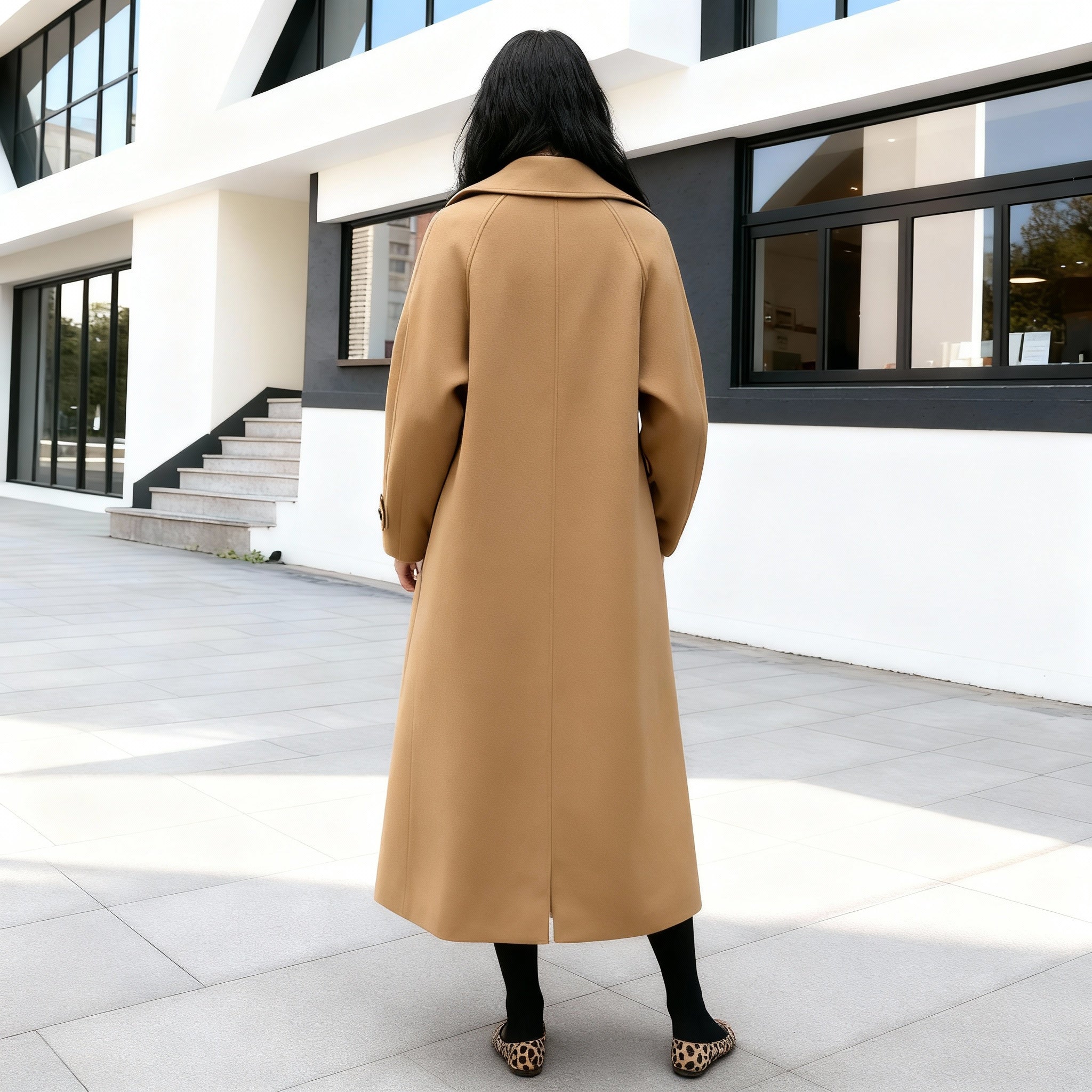 Élégant Manteau Long