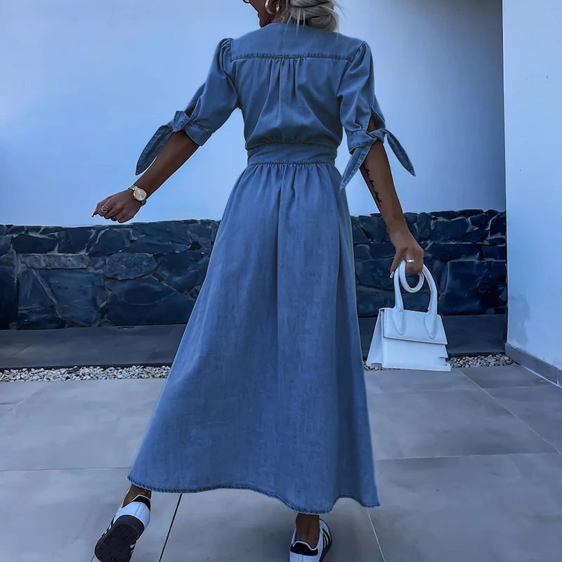 Robe en Jean Élégante Eva