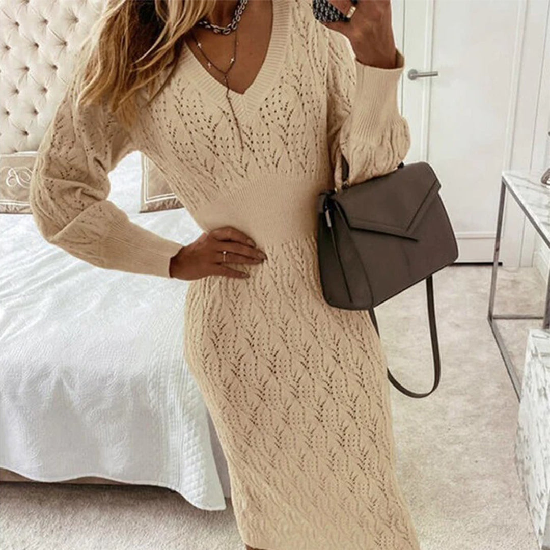 Chic et Confortable Robe en Tricot