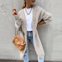Cardigan long en tricot doux pour un confort inégalé