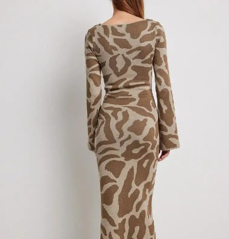 Stacey - Élégante Robe Maxi à Motif Floral