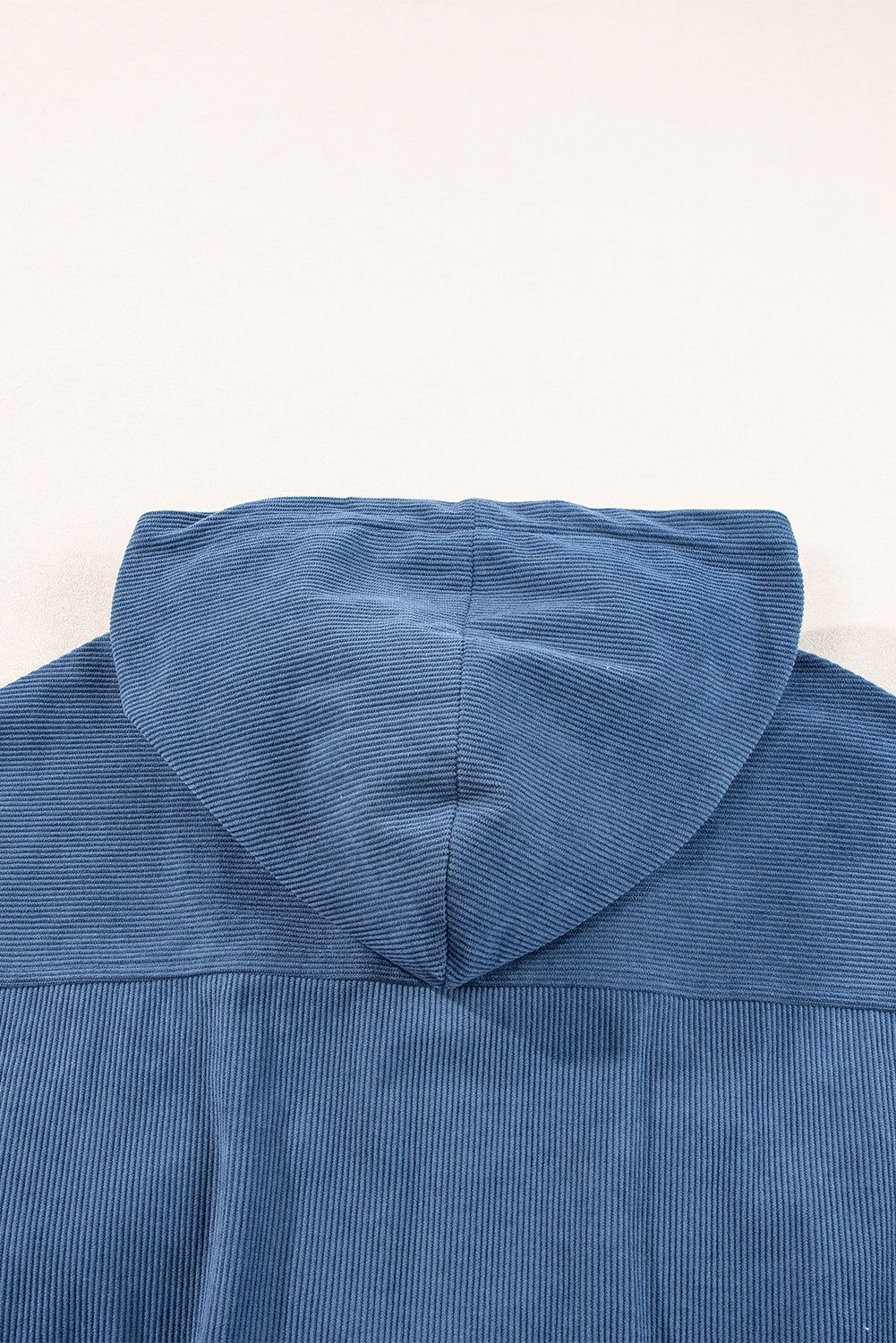 Veste Teal à Capuche avec Zip et Cordon de Serrage