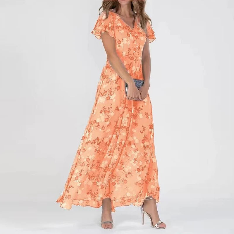 Robe d'Été Multicolore Idéale pour Toutes les Occasions