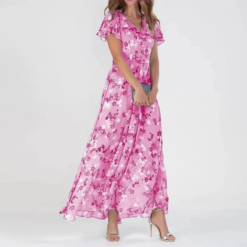 Robe d'Été Multicolore Idéale pour Toutes les Occasions
